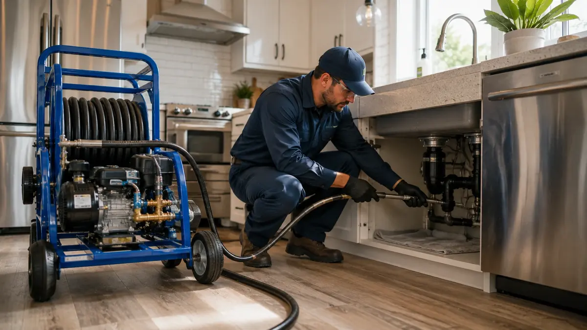Kitchen Drain Hydro Jetting in South Dos Palos