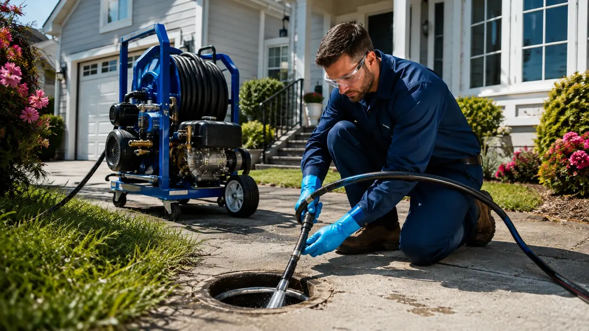 Residential Hydro Jet Drain Cleaning in South Dos Palos