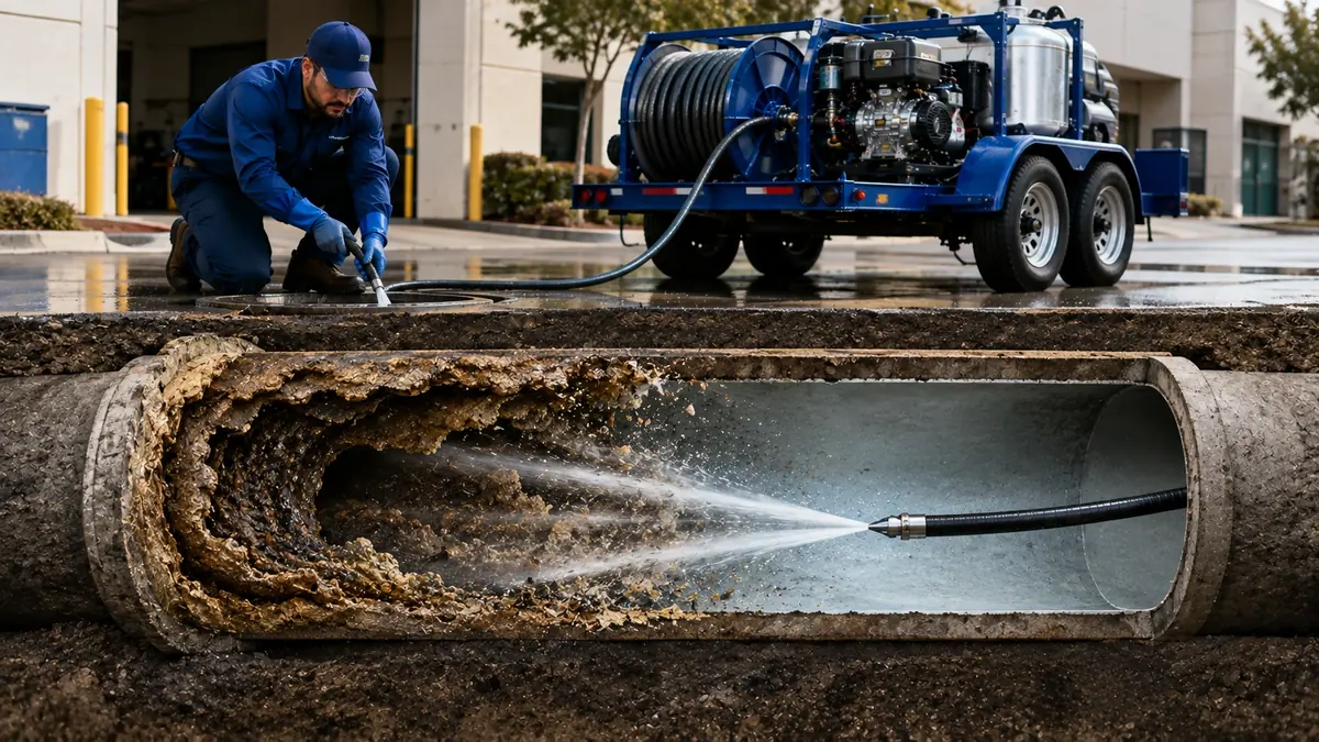 Sewer Pipe Descaling in South Dos Palos